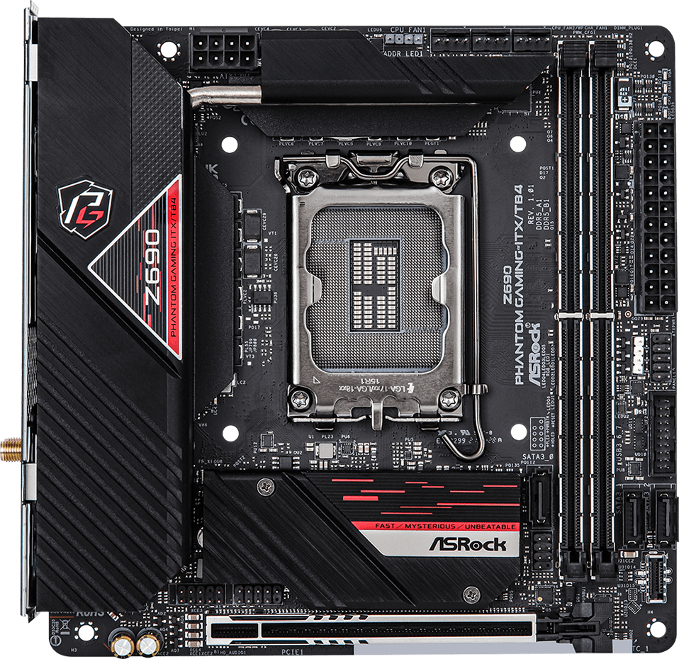 z690 phantom gaming itx TB4