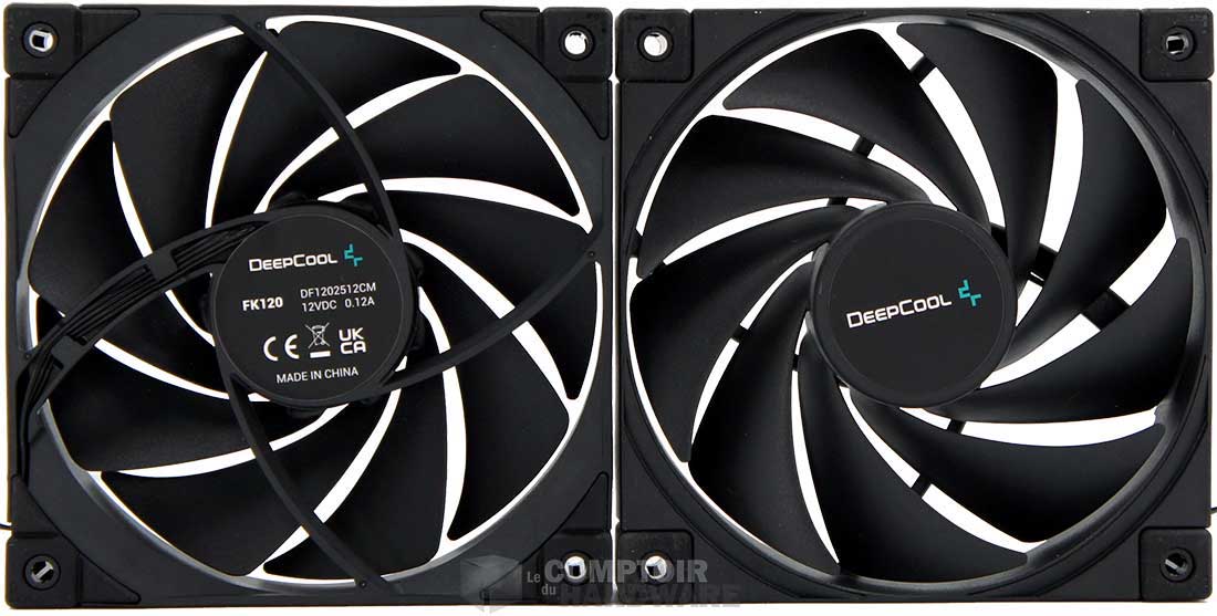 Les deux FK120 qui dégageront l'excédent de chaleur