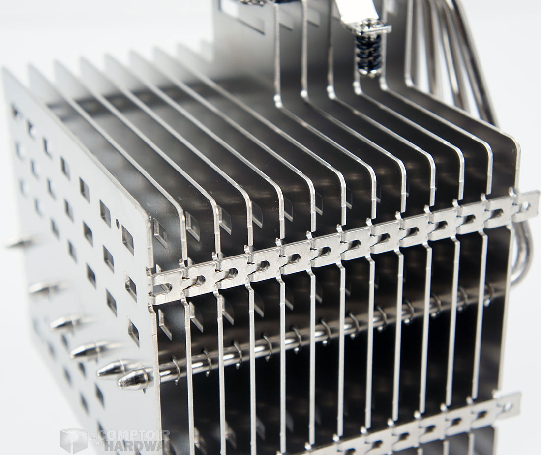 Les ailettes épaisses et espacées