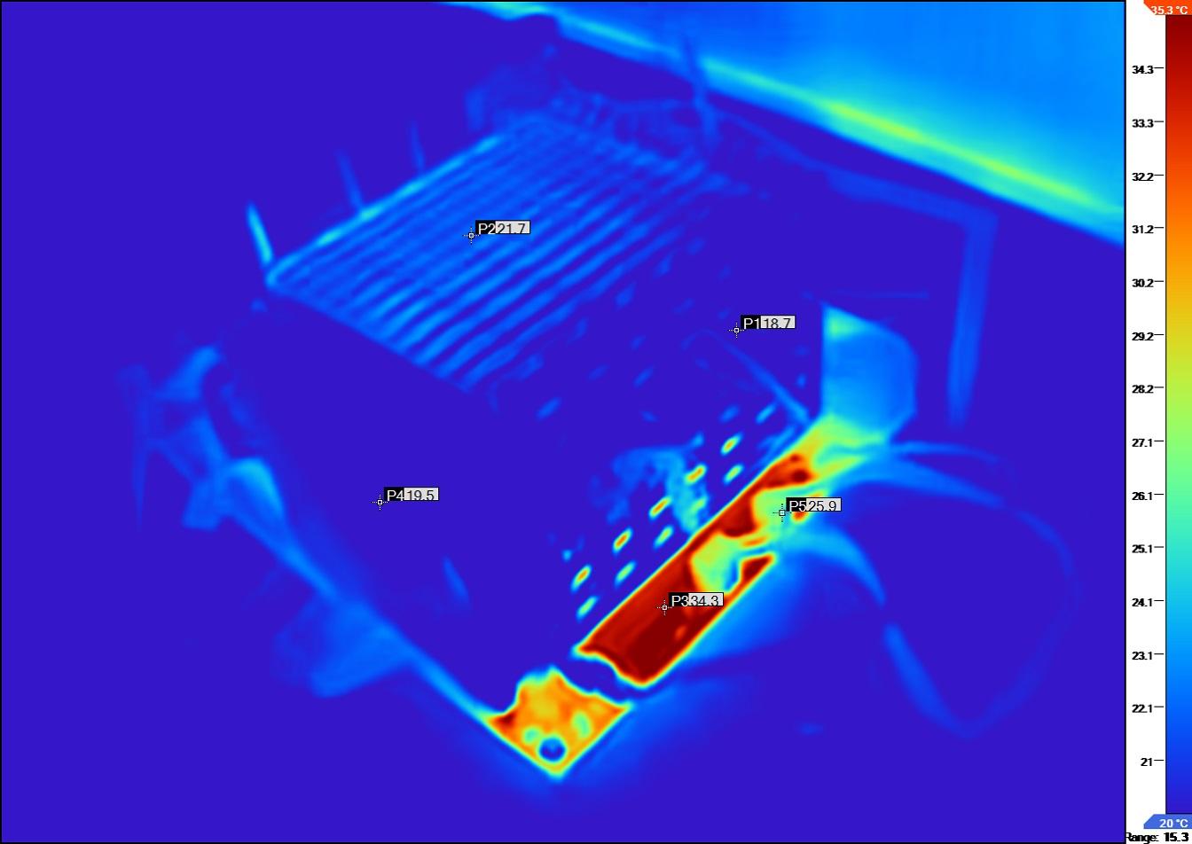 Il fait bien froid avec un ventilateur sur le dos