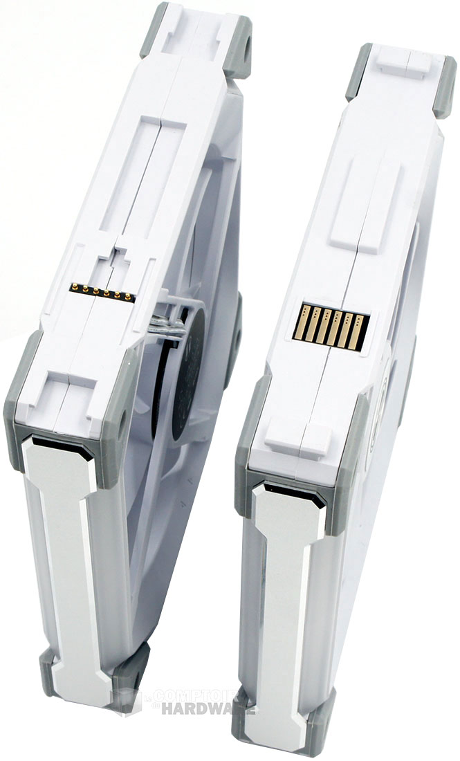 Les connecteurs servant à l'alimentation et à l'éclairage