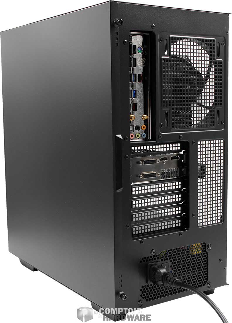 L'arrière très classique du modèle