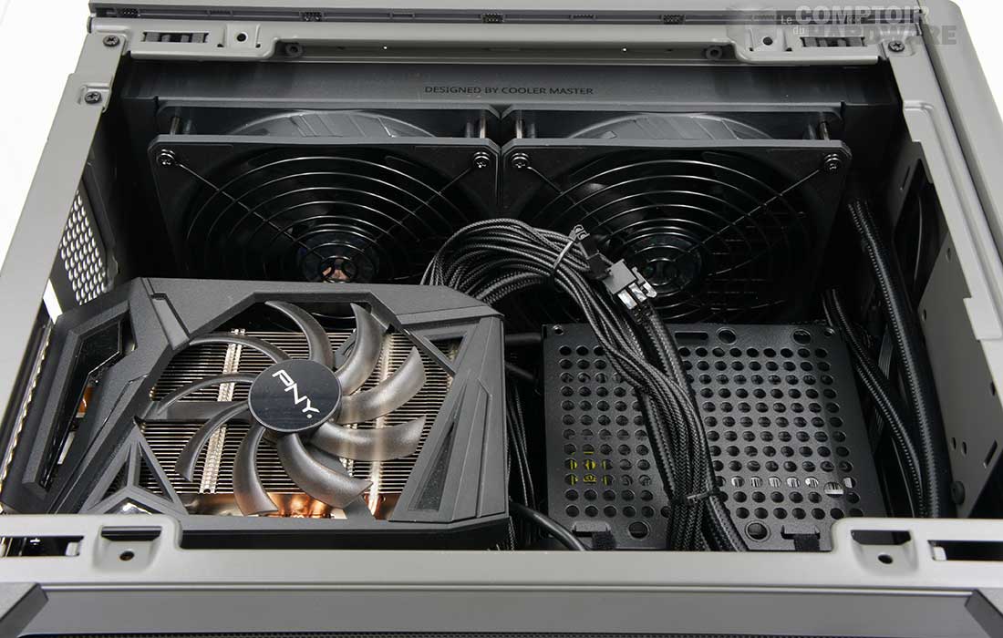 Les ventilateurs en extraction sur le dessus