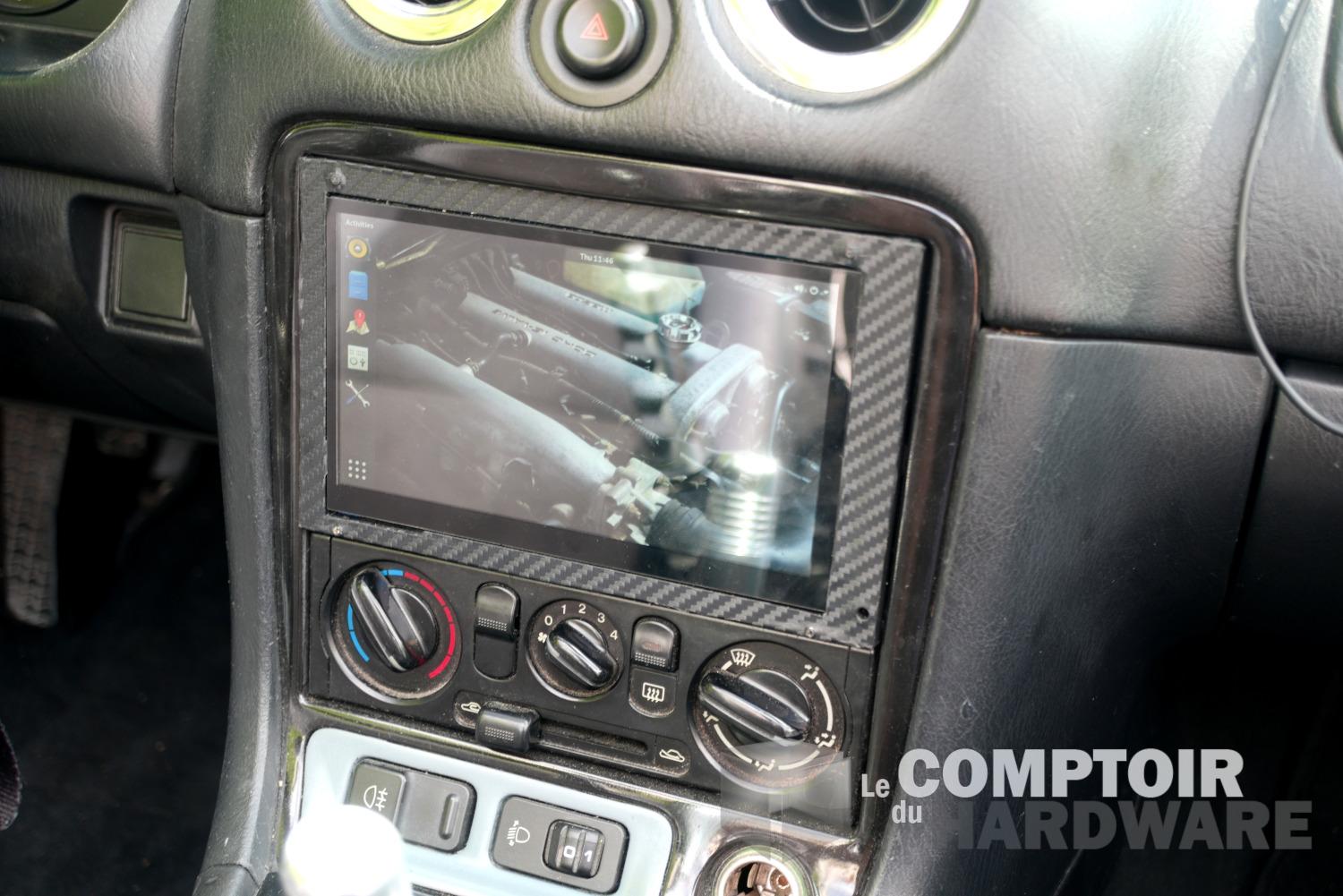 Une intégration sympathique dans la console centrale