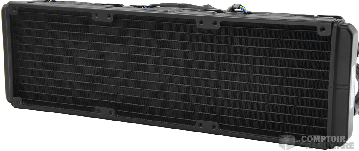 Le radiateur en alu de 360 mm