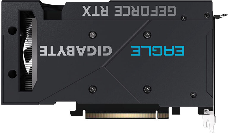 Gigabyte RTX 3050 Eagle : face arrière
