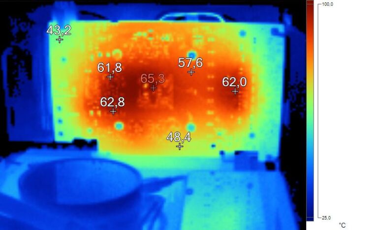 Image thermique de la RTX 3050 Eagle en charge