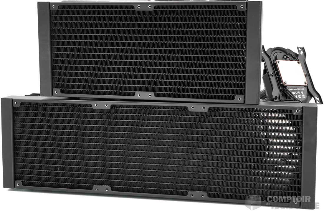 Les énormes radiateurs en alu