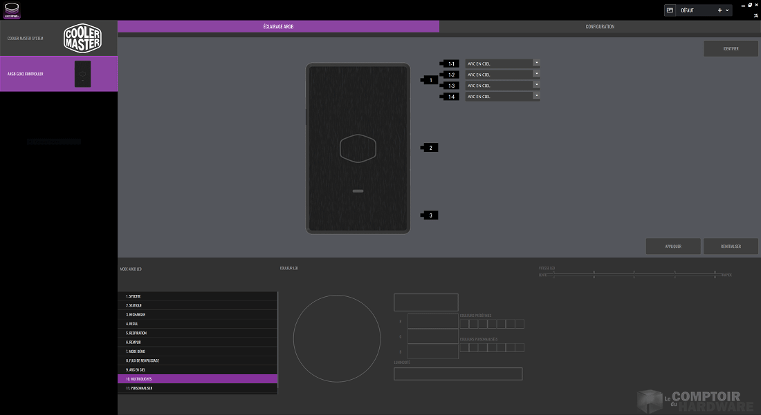 Le logiciel MasterPlus+