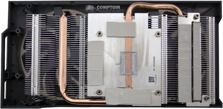 Gigabyte RTX 3050 Eagle : le radiateur