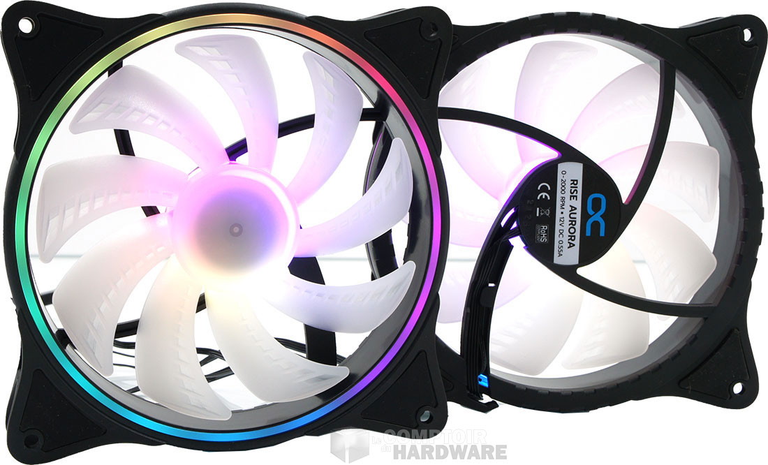 Le ventilateurs Rise Aurora de 140 mm