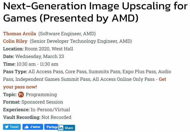 amd fsr2 gdc2022