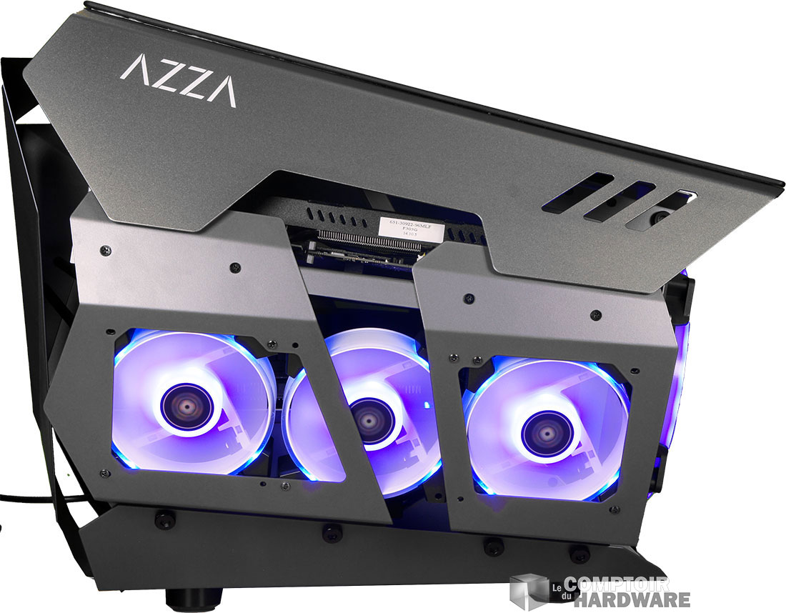 Les ventilateurs sur le côté