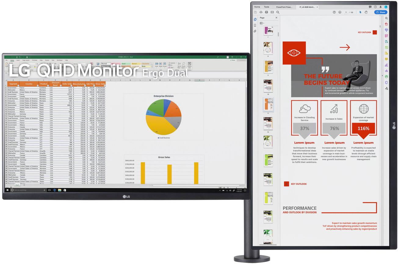 lg ergo dual 27qp88d