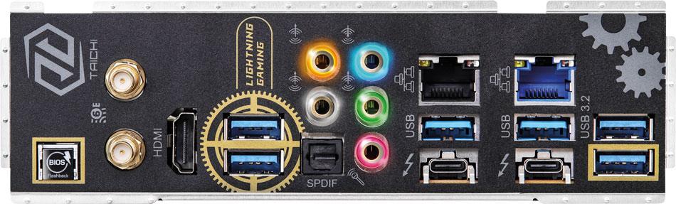 asrock z690 taichi connectique