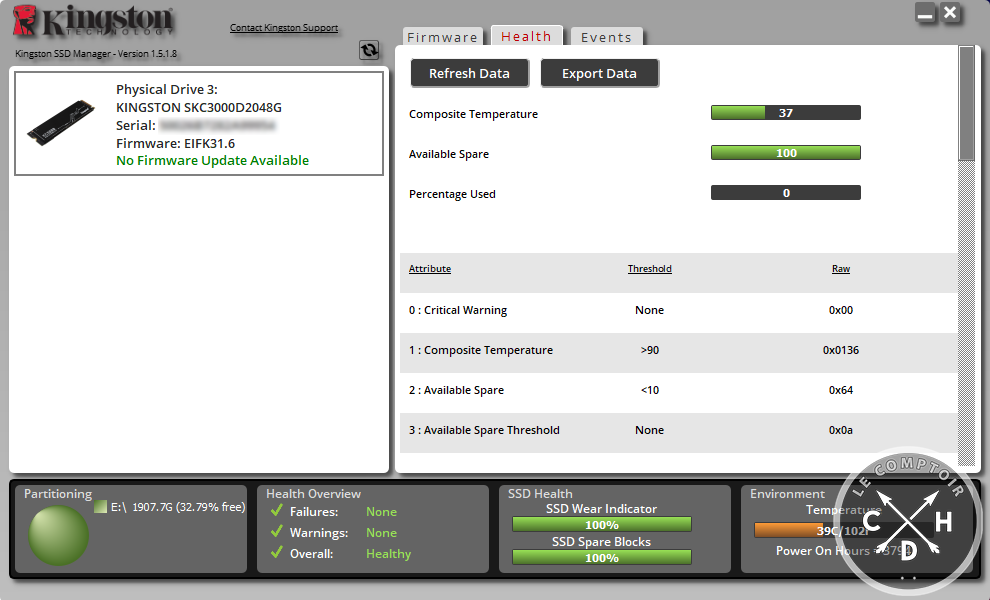 kingston ssd manager 1 5 1 8