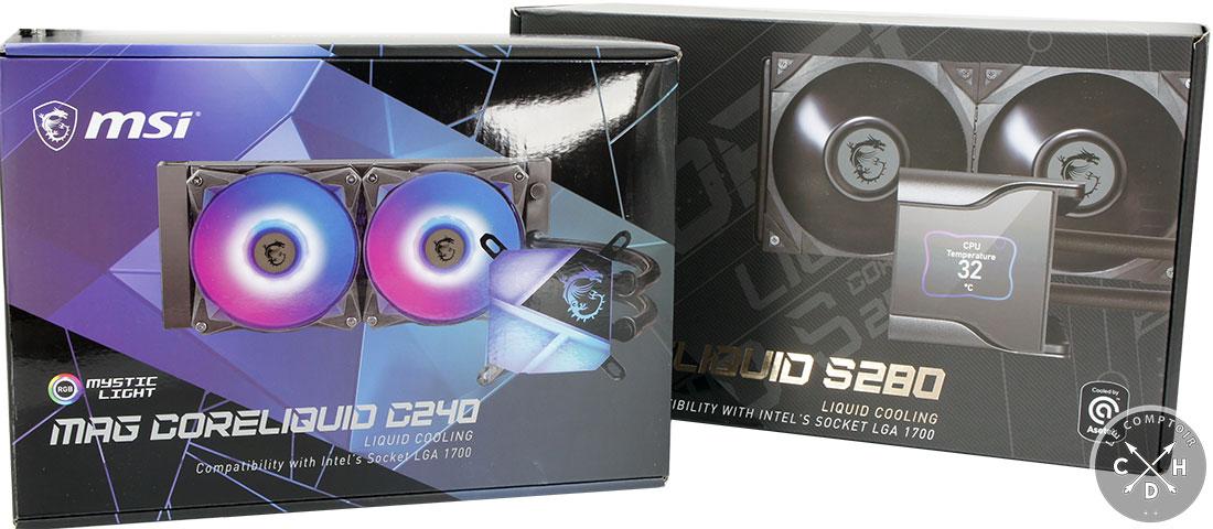 Le packaging des deux séries