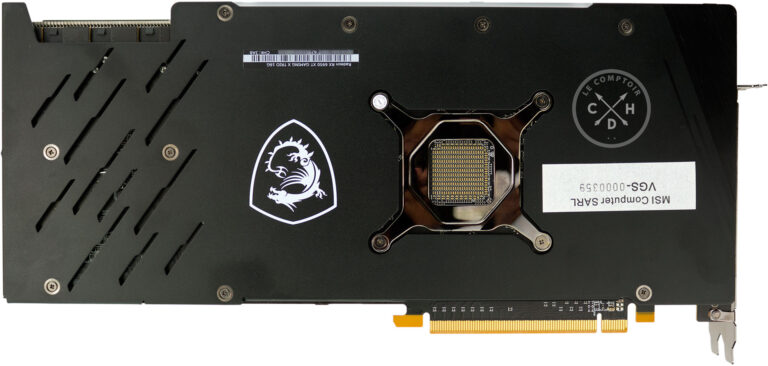 MSI RX 6950 XT Gaming X Trio : alimentation