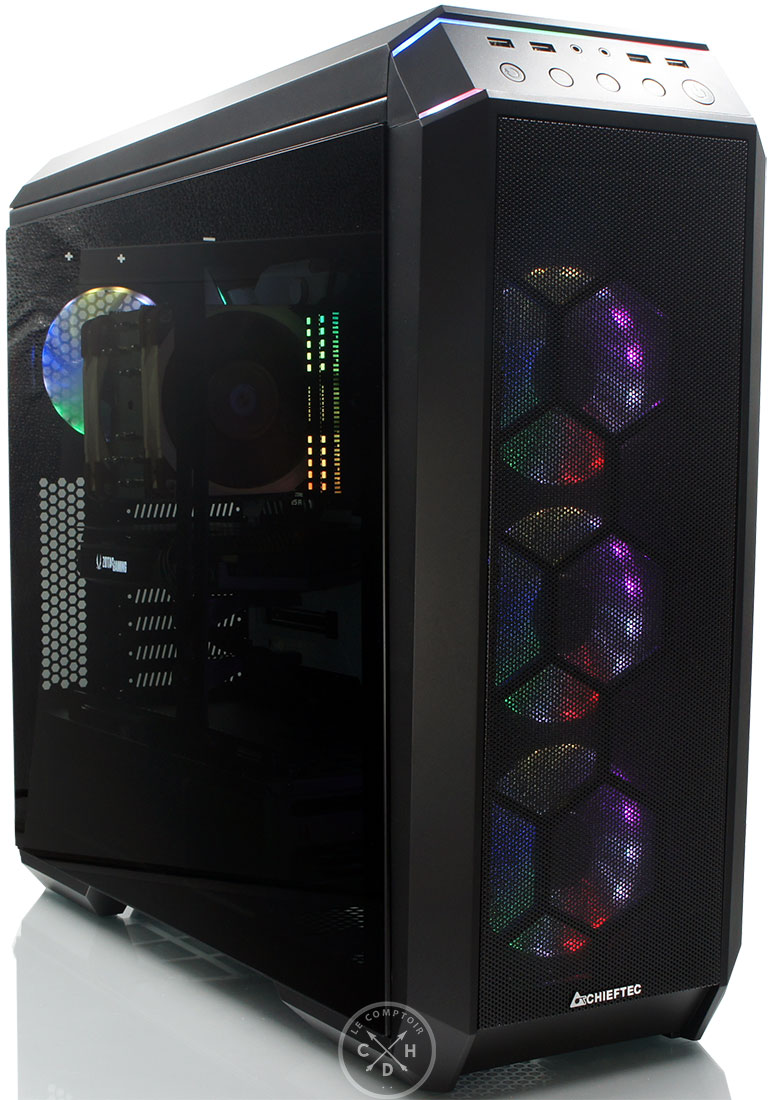 Le boitier vu de devant