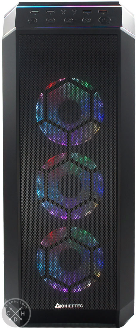 La face avant meshée