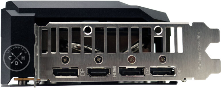 Asus RX 6650 XT Gaming : connecteurs vidéo