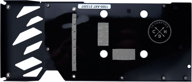 MSI RX 6650 XT Gaming X : backplate