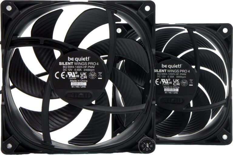 L'arrière des Silent Wings Pro 4