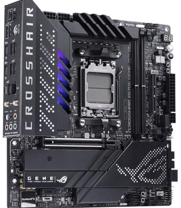 asus rog crosshair x670e gene
