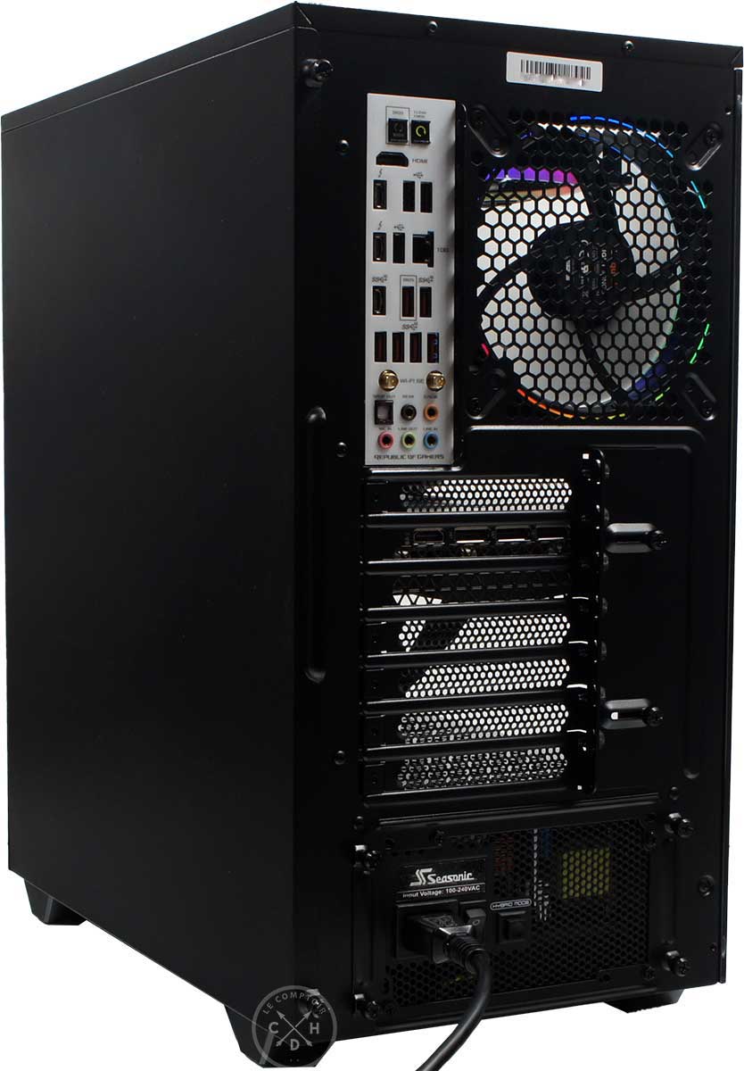 L'arrière du boîtier