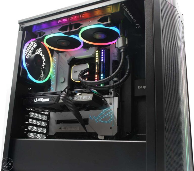 L'intérieur du boîtier