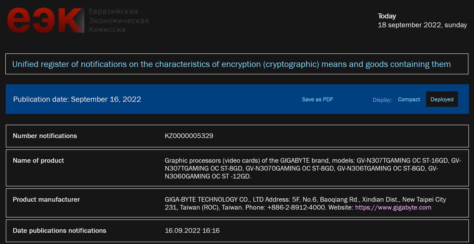 De nouvelles RTX 30 en vue ?