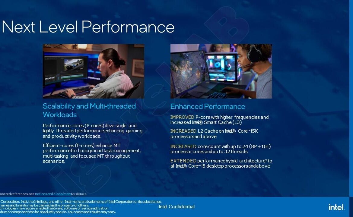 intel - presentation Raptor Lake-S