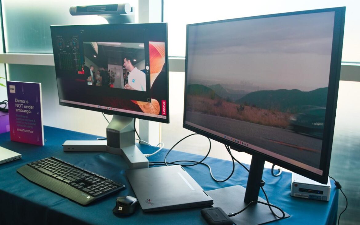 Le dock de référence, une fois connecté