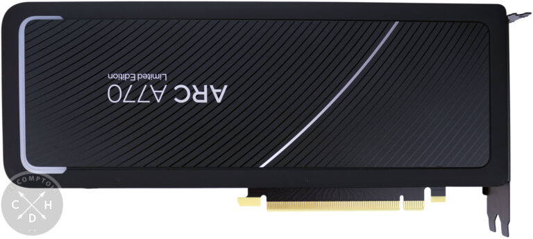 Intel ARC A770 LE 16 Go face arrière