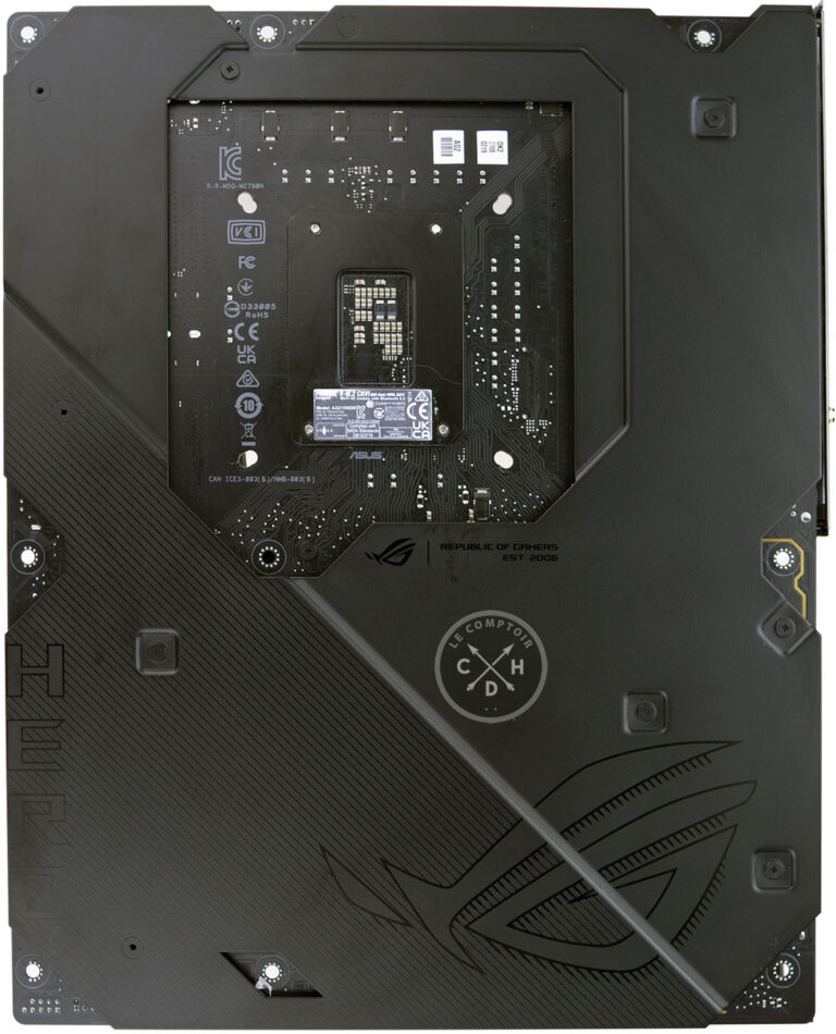 Asus ROG Z790 Hero : face arrière