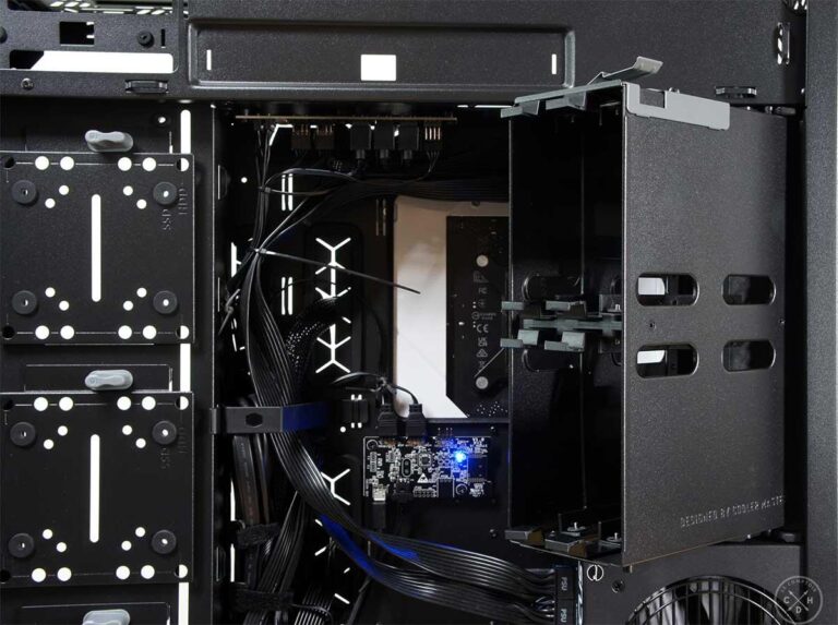 Le rack de disques durs