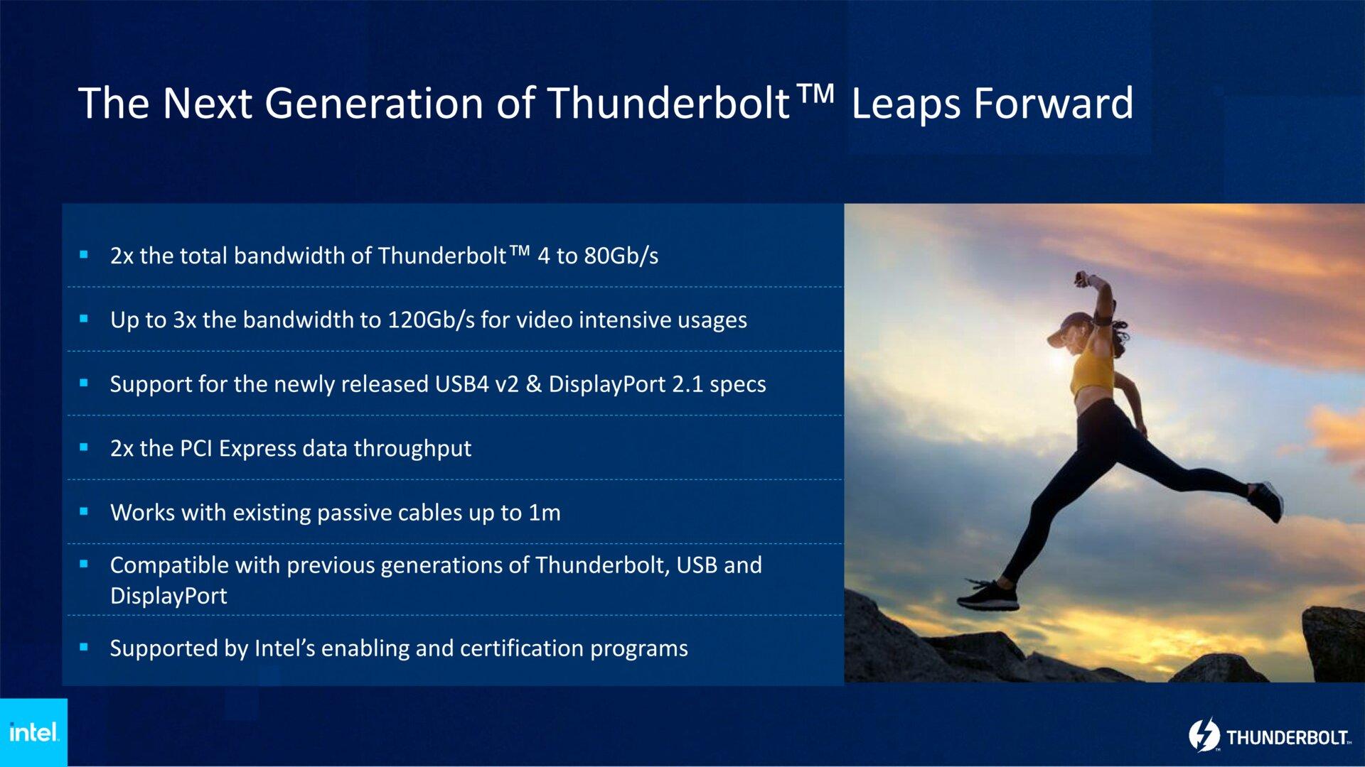 intel thunderbolt next gen 4