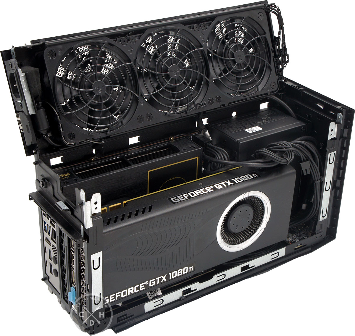 Une fois le châssis ouvert