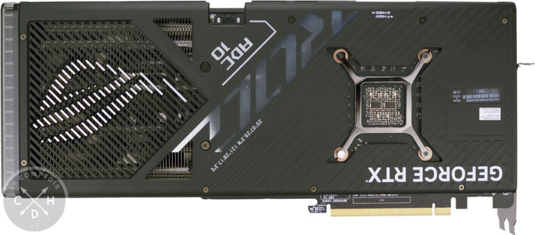 Asus ROG Strix RTX 4080 Gaming : face arrière