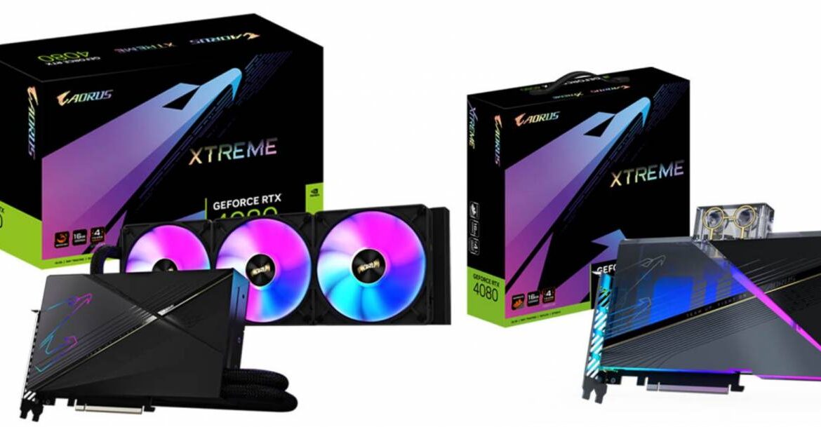 gigabyte rtx4080 waterforce series