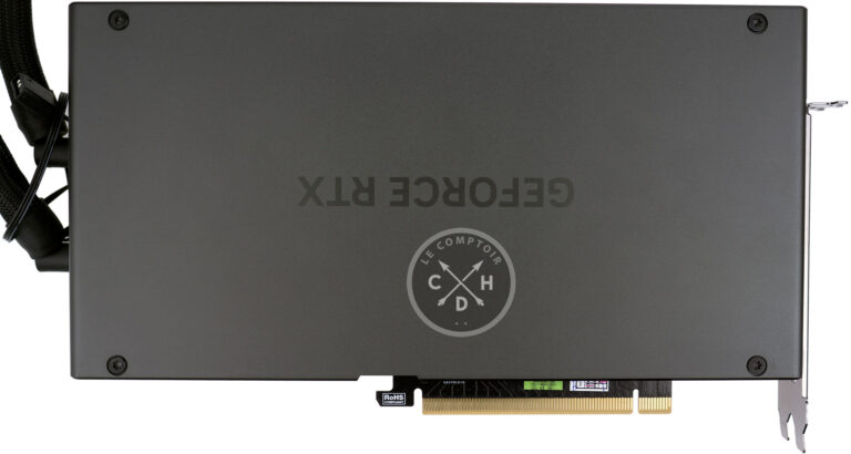 Inno3D RTX 4080 iCHILL Black : face arrière