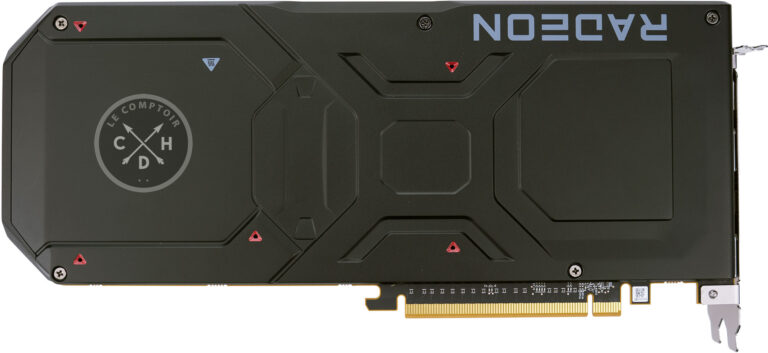La Radeon RX 7900 XTX MBA : face arrière