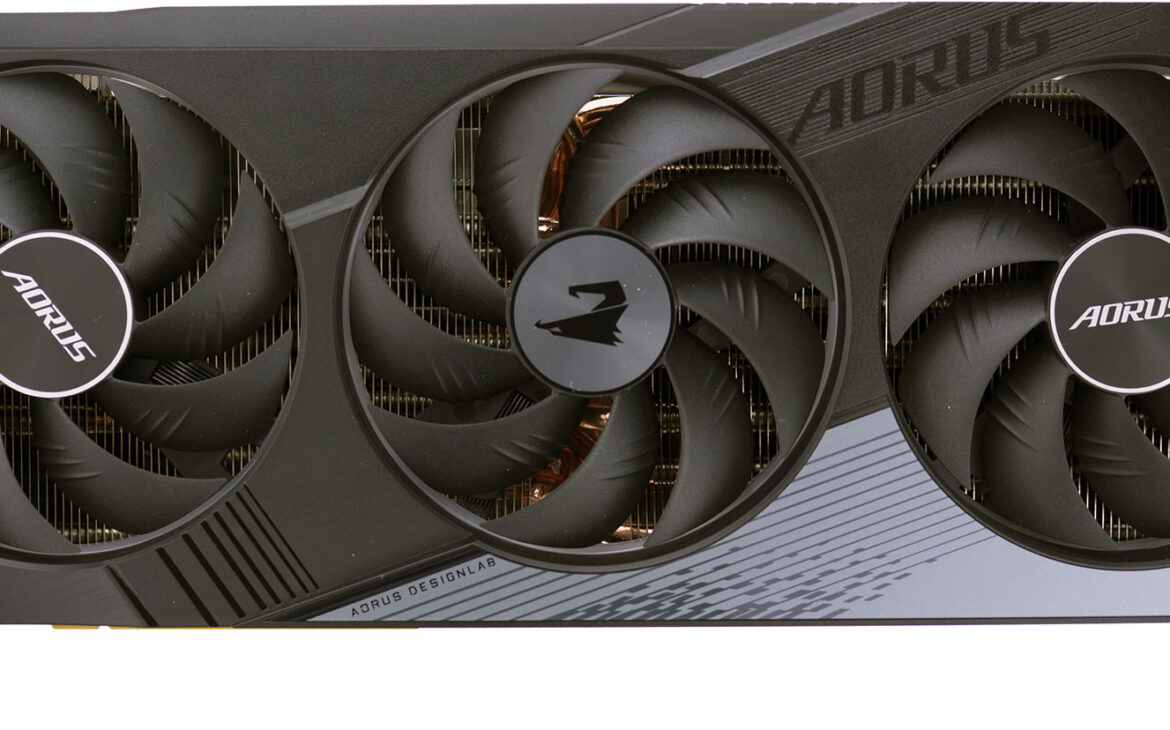 La Gigabyte Aorus RX 7900 XTX Elite : face avant