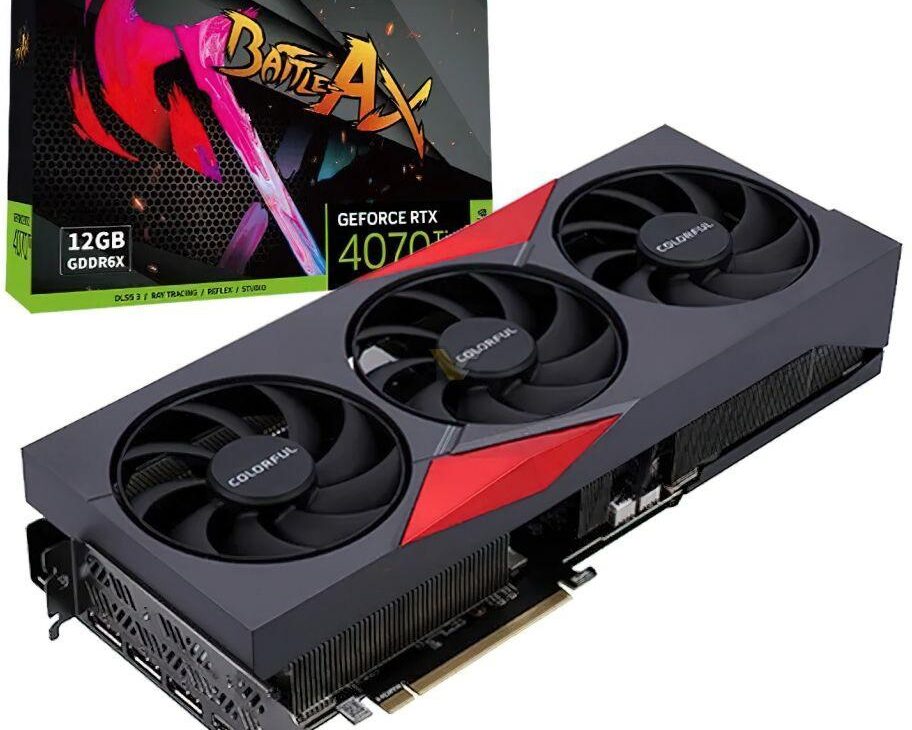 colorful geforce rtx 4070 ti 12gb battleax deluxe
