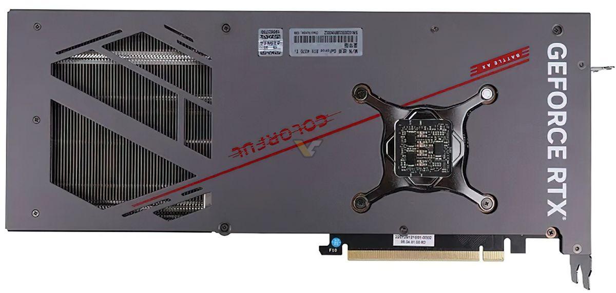 colorful geforce rtx 4070 ti 12gb battleax deluxe back
