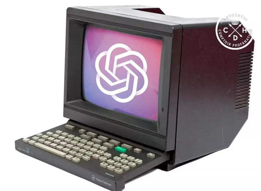 chatgpt minitel profanation