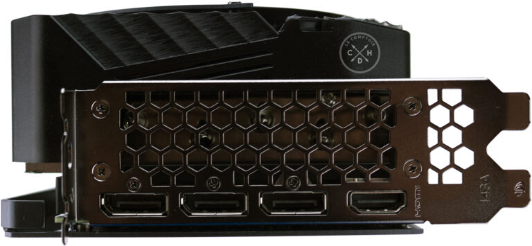 Gainward RTX 4070 Ti Phoenix Golden Sample : connectique vidéo