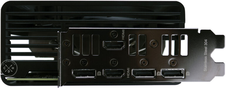 Asus ROG Strix RTX 4070 Ti Gaming : connectique vidéo