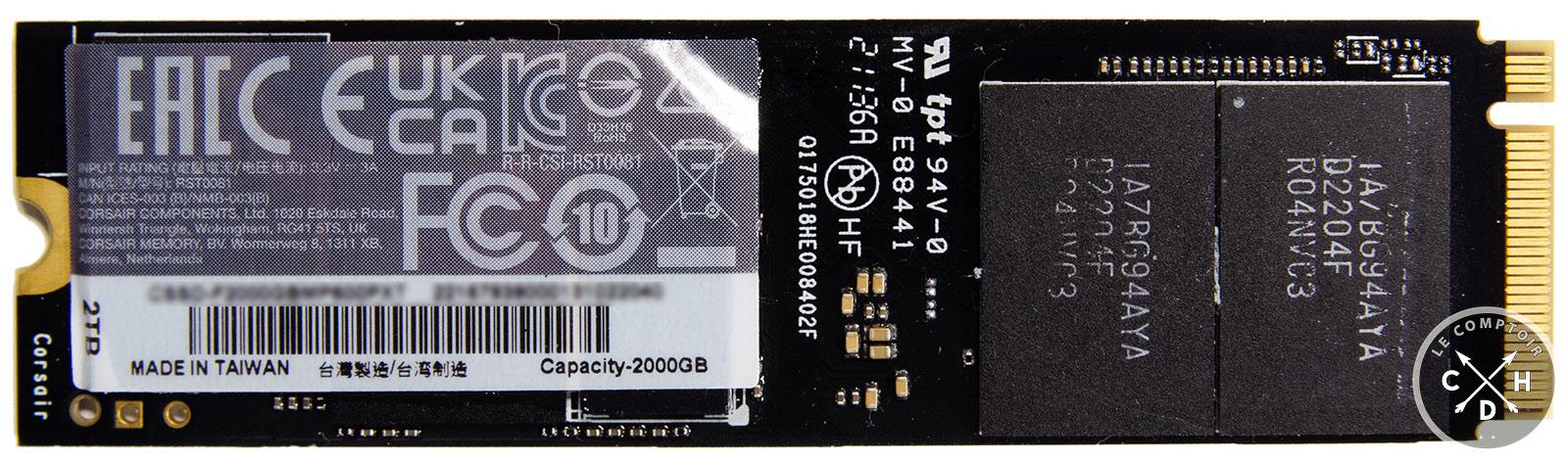 MP600 XT à poil : le verso