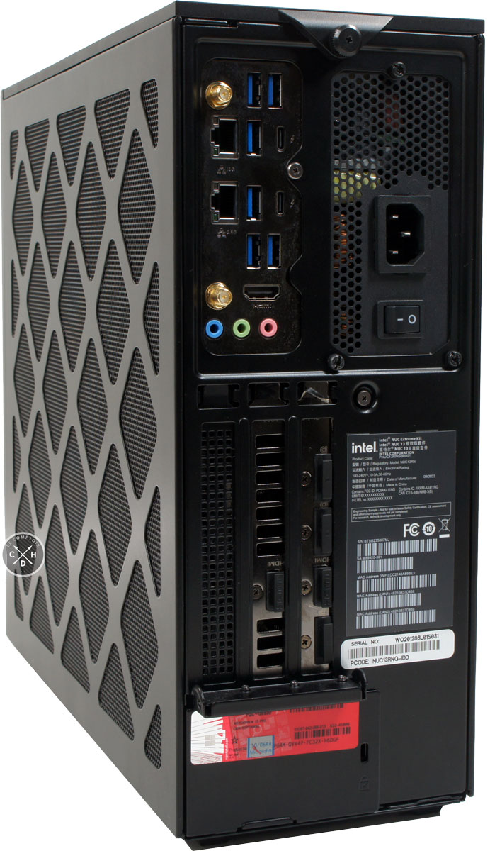 L'arrière de la bête.